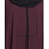 Two pieces designer Irani kaftan- Black-Wine Two pieces designer Irani kaftan- Black-Wine